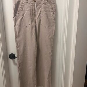 Jules & Leopold Tan Wide Leg Pants